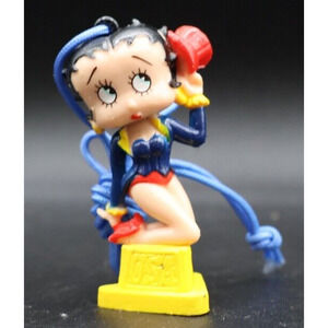 Vintage 1995 Betty Boop Bathing Suit USA Keychain/Pencil Topper Hearst Corp